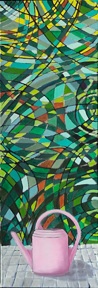 Arrosoir Été - Huile sur toile - 30x90 cm Arrosoir Été - Huile sur toile - 30x90 cm